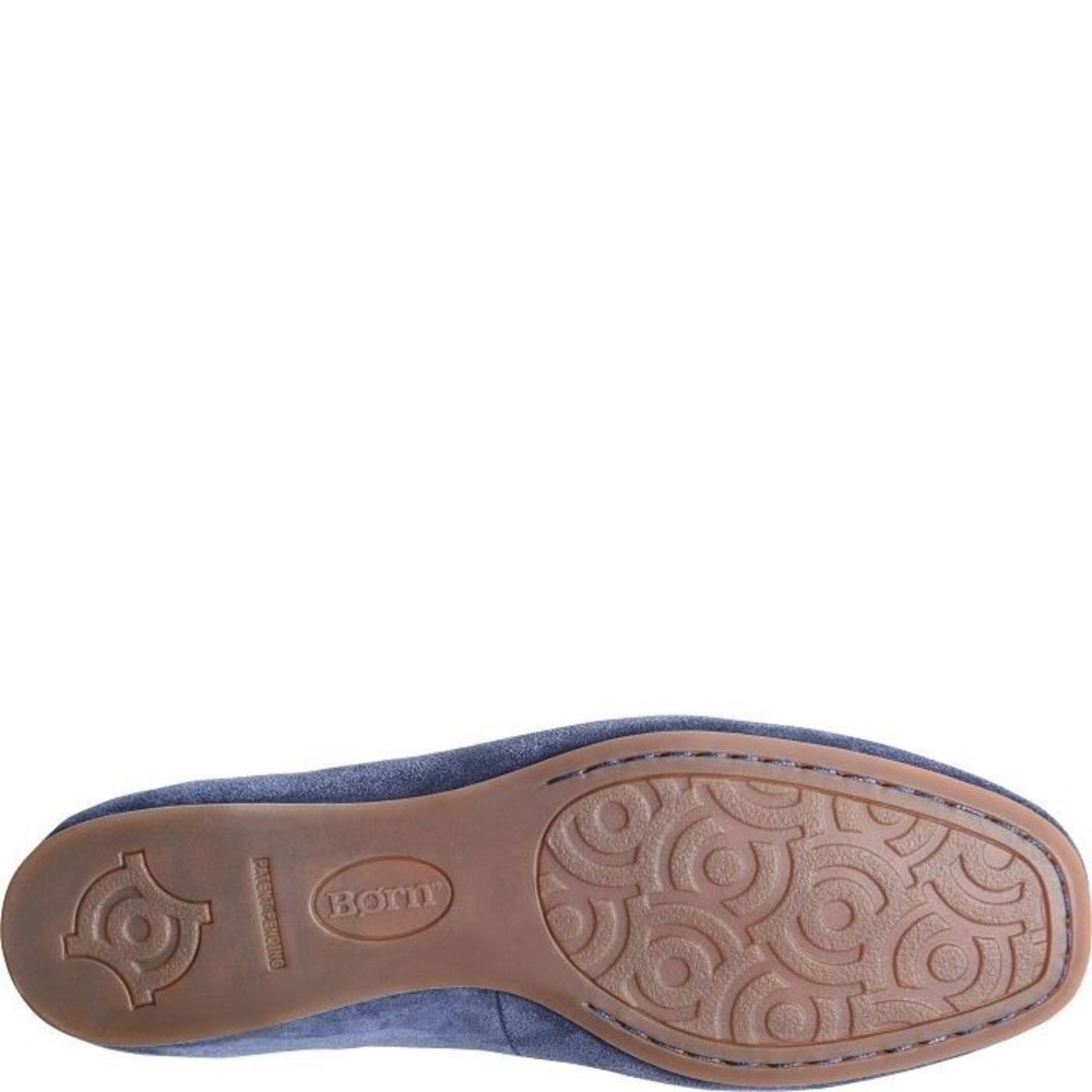 Born® Women's 7.5‎ M BECA™ Flat in Blue Indigo Suede - $110 - Picture 7 of 8